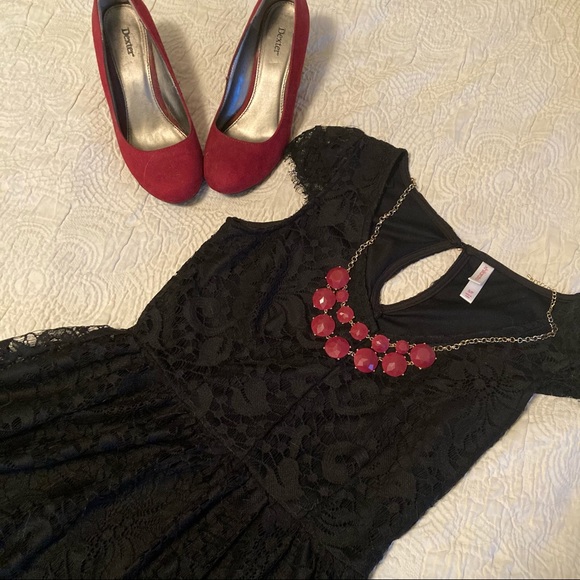 Xhilaration | Black Lace Dress - Picture 2 of 7